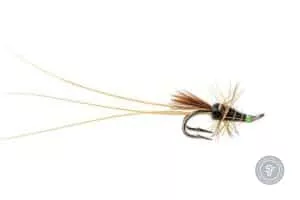 Frances black salmon fly on double hook