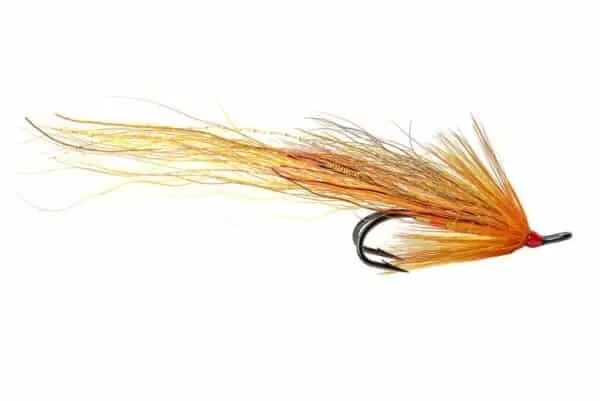 Girnel Shrimp Salmon Fly in Black Double hook