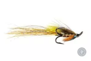 Munros Killer Longtail Salmon Fly in Black treble hook