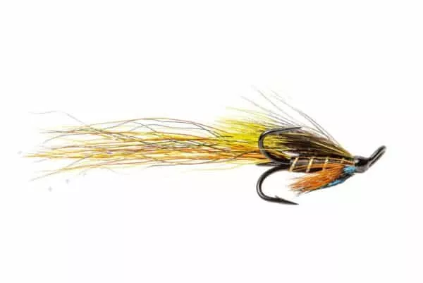 Munros Killer Longtail Salmon Fly in Black treble hook