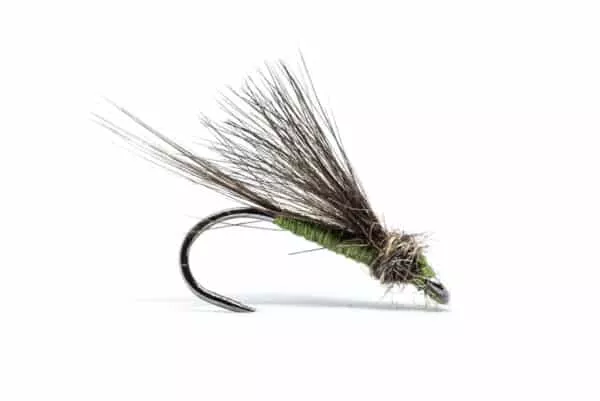 CDC Dry fly in Green