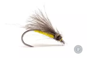 CDC Dry Fly in yellow