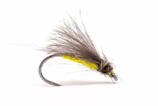 CDC Dry Fly in yellow