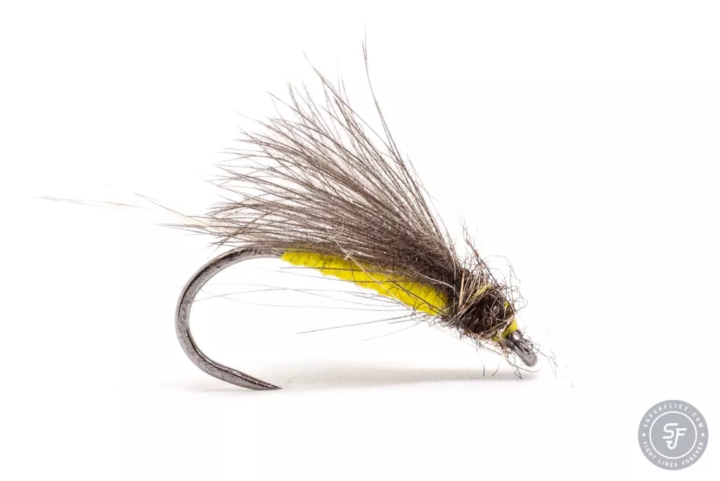 CDC Dry Fly in yellow