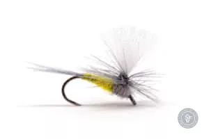Parachute dryfly in Yellow