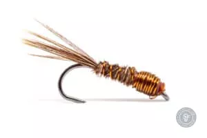 Pheasant tail nymph with slim profile
