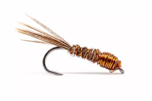 Pheasant tail nymph with slim profile