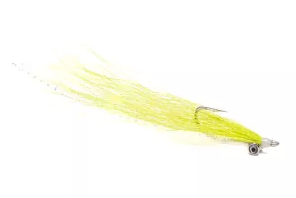Clouser Minnow Saltwater fly in Chartreuse