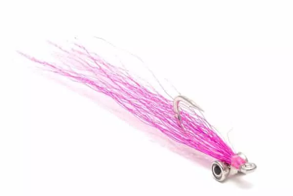 Clouser Minnow saltwater fly in Pink