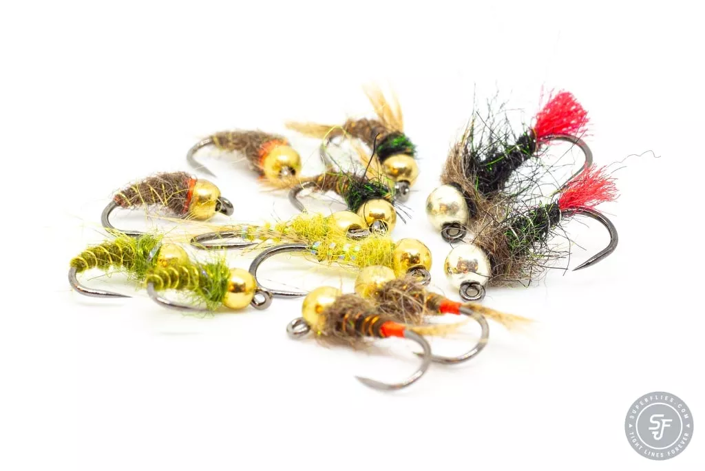 Selection of euronymhing flies
