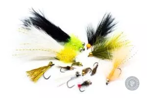 Kirjolohi selection of flies