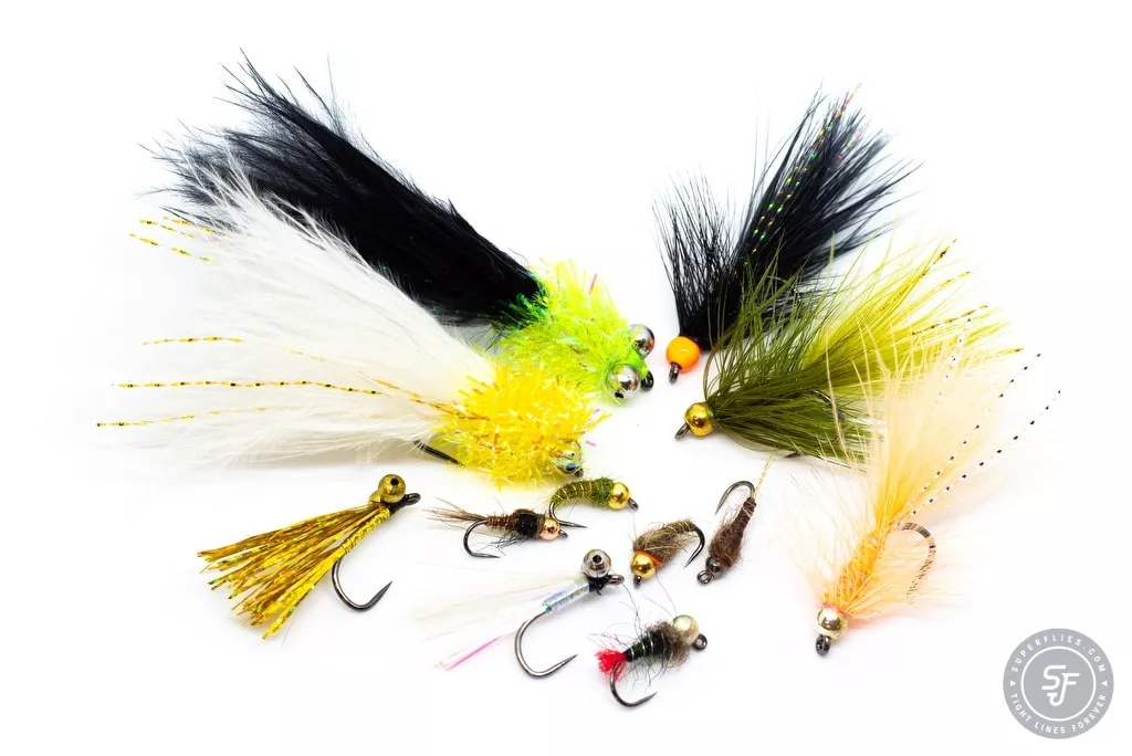 Kirjolohi selection of flies
