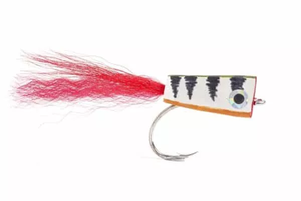 NYAP Popper fly in color white perch
