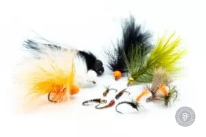 Selection of stillwater flies