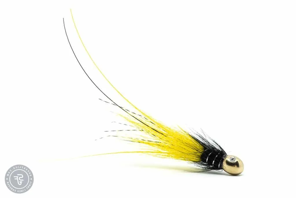 Kursk Salmon fly in Black and Yellow