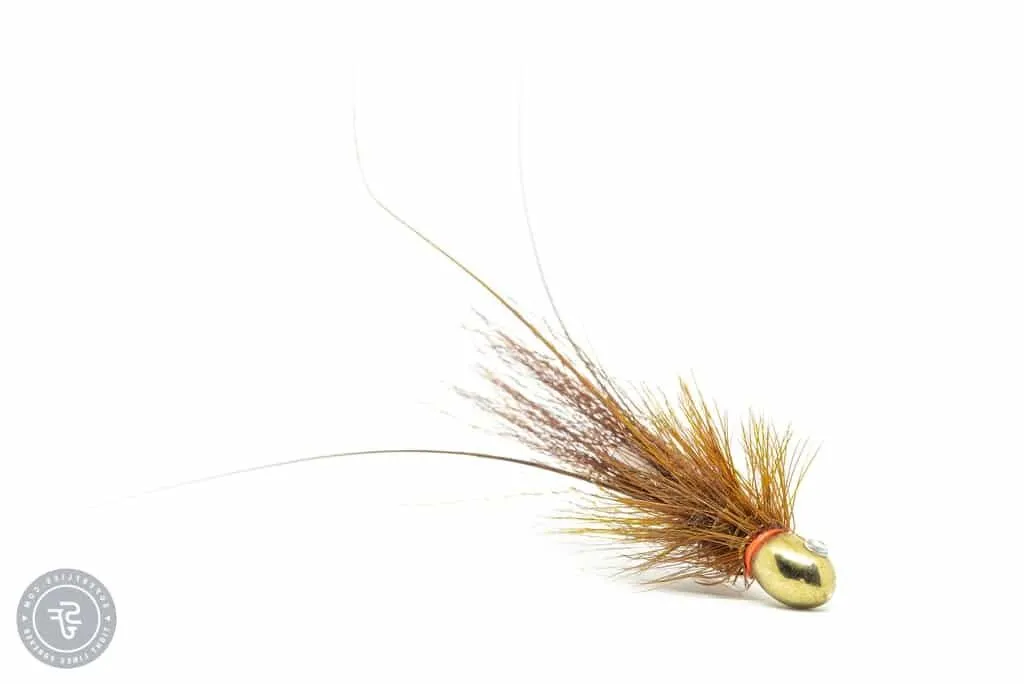 Kursk Salmon fly in brown color