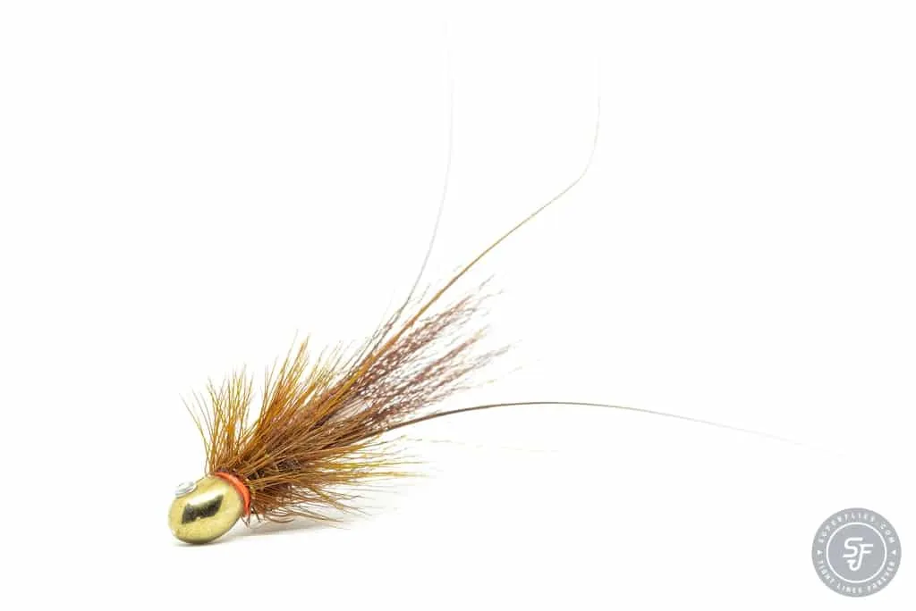 Kursk Salmon fly in brown color