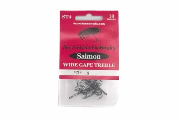 Ken Sawada ST4 Wide Gape Treble tube hook