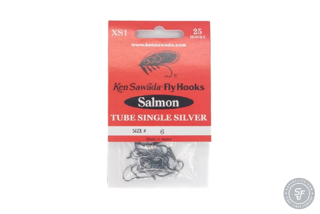 Ken Sawada XS1 Tube Single hook in silver color
