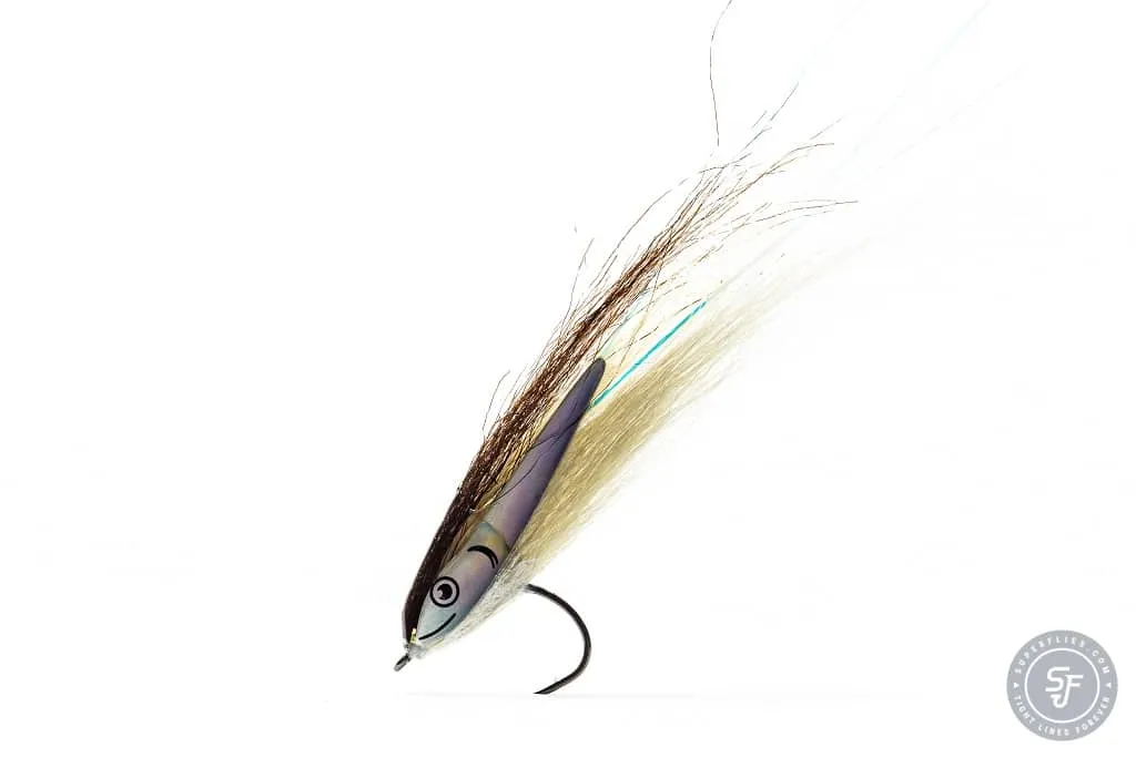 A Surf Candy fly specifically adapted for perch fly fishing