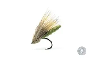 Streaking Caddis fly with waffle foam body
