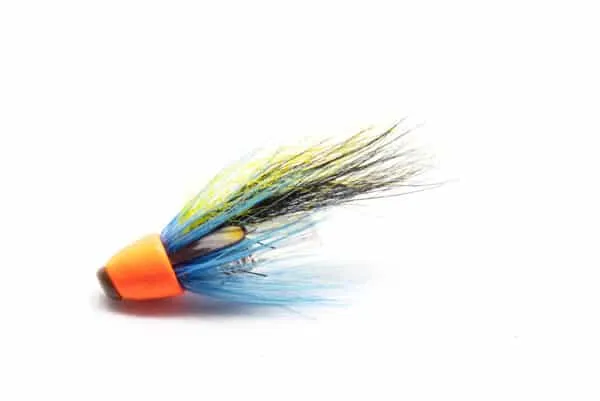 silver sheep micro tube fly with red conehead
