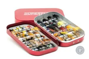 Large Selection of Salmon flies in premium flybox