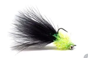 TadPole Chartreuse Black Fly
